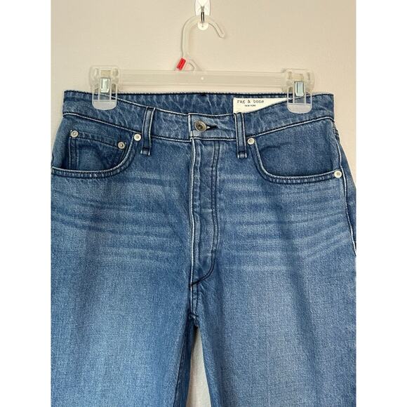 Rag & Bone Nina high-rise ankle cigarette jeans Poppy 27 Raw Hem Cropped Classic - Picture 4 of 15